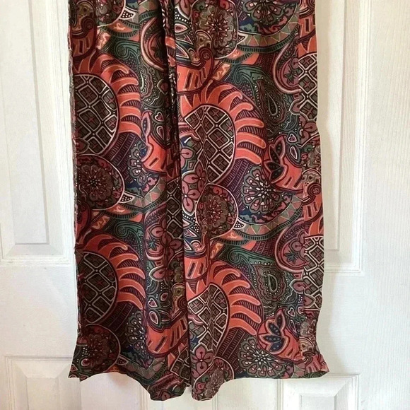 From Rags to Richmans NWT Wide leg Contemporary Paisley Pants size Large - Picture 3 of 7